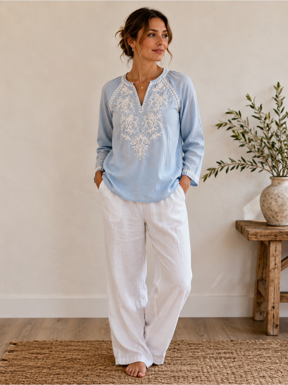 J. Crew Light Blue Women's Top. BB28